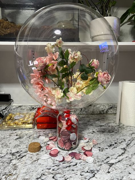 - Centerpiece
- Balloons and flowers
- Chocolates
- Rose Petals A Bouquet Of Flowers, Balloon Art, Bouquet Of Flowers, Rose Petals, Chocolates, Flowers Bouquet, Balloons, Valentines Day, Valentines