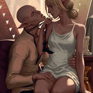 #dragonageinquisition #dragonage #solavellan #digitalart #illustration Solas Dread Wolf, Dragon Age Elf, Dragon Age Inquisition Solas, Dragon Age Solas, Dread Wolf, Solas Dragon Age, Dragon Age Funny, Dragon Age Romance, Dragon Age Characters