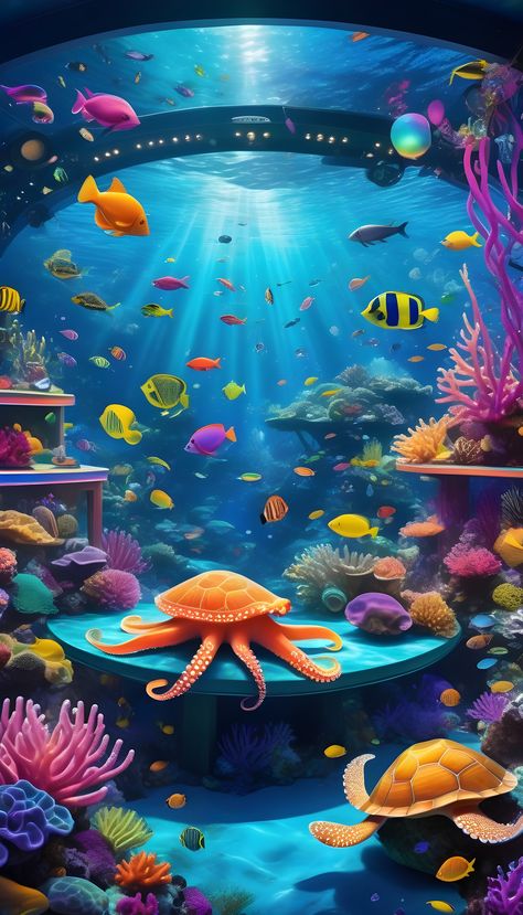 Fantasy Underwater, Sea Images, Under Sea, Sea Coral, Saltwater Aquarium, Under The Sea, Art Works, The Sea, Cool Pictures