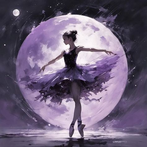 ballerina Anime Ballerina, Purple Ballerina, Ballerina Art, Purple Lavender, Art Icon, Art Aesthetic, Lavender, Ballet, Purple