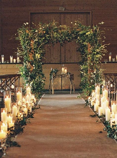 Circle wedding arch