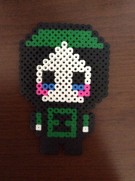 Billie Eilish Billie Eilish Pixel Art, Rings Y2k, Perler Bead Projects, Clay Rings, Motifs Perler, Hamma Beads, Diy Perler Beads, Minecraft Pixel Art, Hama Bead