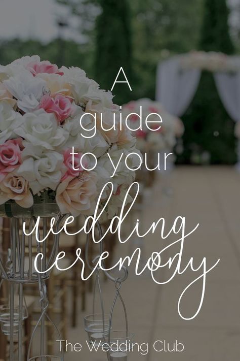 A guide to your wedding ceremony - if you're stuck on the ins and outs of wedding ceremonies and how they work, then this helpful post is your go-to guide! Wedding Officiant Business, Wedding Party Planning, Event Planning Tips, Peaches And Cream, Flower Shops, Wedding Planning Websites, Wedding Rituals, Wedding Groomsmen, Ins And Outs