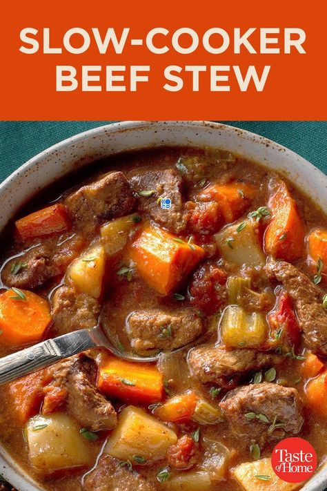 Slowcooker Beef Stew, Stew Recipes Crockpot, Stew Crockpot, Slow Cooker Recipes Beef Stew, Easy Beef Stew Recipe, Stew Beef, Crockpot Recipes Beef Stew, Easy Beef Stew, Homemade Beef Stew