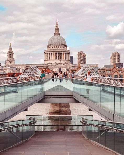 St. Paul’s Cathedral, Millennium Bridge, Photo Walk, London Photographer, Europe Photos, Visit London, Mini Photo, Instagram Summer, Gorgeous View