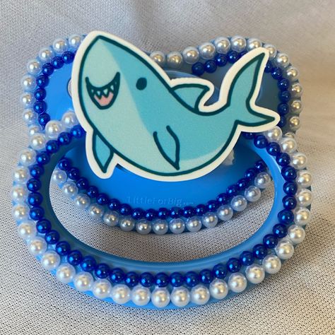 I’m Custom Pacifier, Adult Pacifier Deco, Deco Pacifier, Adult Pacifier Shark, Adult Pacifier Deco Pink, Blue Pacifier Aesthetic, Shark Pacifier, Bling Pacifier, Disney Pacifier