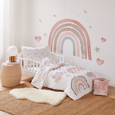 Girls bedroom rainbow