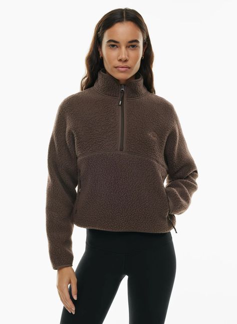 Sweater Aritzia, Mock Neck Sweatshirt, Everyday Luxury, Classic Suit, Favorite Sweater, Accessories Jacket, Polar Fleece, Zip Sweater, Fall Winter Outfits