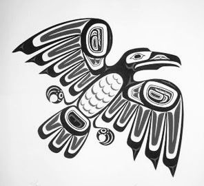 Raven Icon, Salmon Tattoo, Haida Tattoo, Arte Haida, Indian Skull Tattoos, Rabe Tattoo, Southwest Pottery, Owl Vector, Haida Art