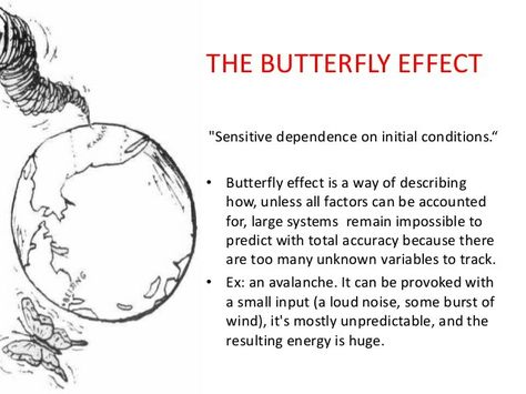 Butterfly effect Butterfly Effect Theory, Webcomic Ideas, Chaos Theory, Butterfly Effect, Space Science, Science, Google Search, Quotes, Pins