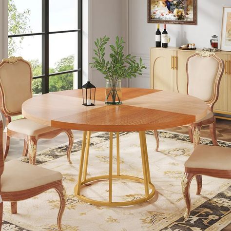 Search for Round Dining Table | Discover our Best Deals at Overstock Round Dining Table For 4, Round Dinner Table, Dining Table For 4, Kitchen Table Wood, Trestle Dining Tables, Marble Table Top, Dining Room Living Room, Wood Dining Table, Kitchen Dining Furniture