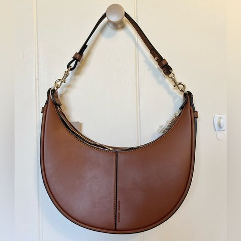 Sunday Staples Selene Crescent Bag In Caramel New With Tags, Never Used Includes Crossbody Strap And Dust Bag Crescent Bag, Crossbody Strap, Crescent, Caramel, Dust Bag, Bag Lady, Purse, Trim, Tags