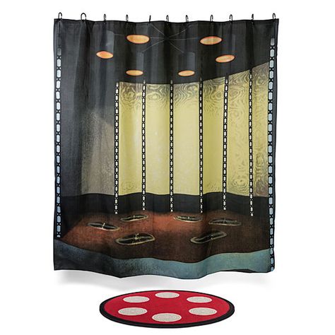 Star Trek shower curtain and bath mat from Robe Factory Star Trek Transporter, Star Trek: Voyager, Star Trek Party, Star Trek Original Series, Star Trek Original, Star Trek Voyager, Think Geek, Star Trek Enterprise, Star Trek Tos