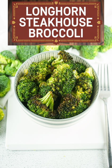 Longhorn Steakhouse Broccoli Seasoning For Steamed Broccoli, Longhorn Broccoli Recipe, Steakhouse Broccoli, Seasoned Steamed Broccoli, Cooking Fresh Broccoli, Seasoned Broccoli, Longhorn Steakhouse, 2024 Recipes, Favorite Recipes Dinner