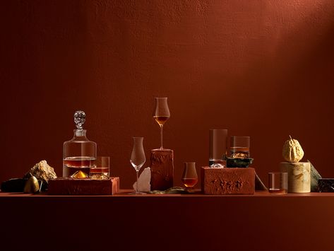 NUDE Whiskey on Behance Cafe Bar Interior, Chocolate Shots, Transparent Bottle, Drinks Photography, Whisky Glass, Still Life Photos, Drink Photography, Product Styling, Prop Styling