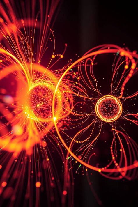 Discover the magic of quantum entanglement. Witness the connection between particles across vast distances. #quantumphysics #science #physics Quantum Computing, Science Physics, Quantum Entanglement, Spiritual Images, Quantum Computer, Quantum Physics, The Magic, Physics, Spirituality