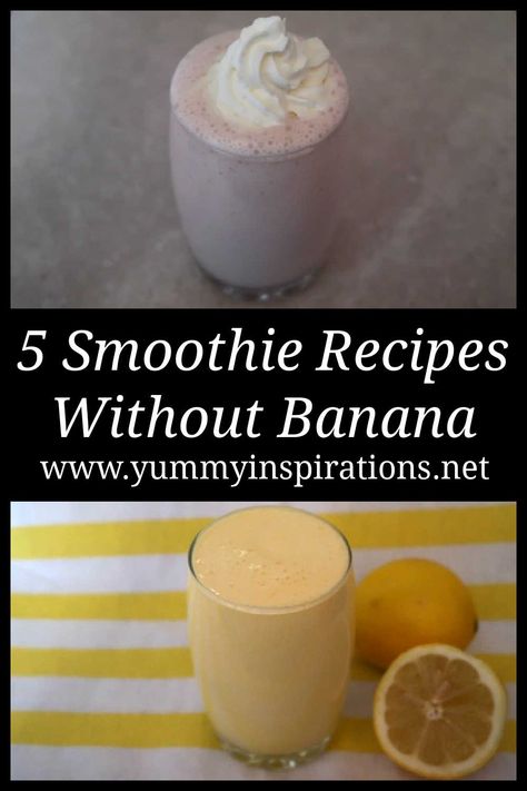 5 Smoothie Recipes Without Banana – How To Make Good and Creamy Easy Fruit Smoothies with no bananas – with the full low carb high protein video tutorials. Banana Free Smoothie Recipes, Protein Smoothie Recipes No Banana, Banana Free Smoothies, No Banana Smoothie Recipes, Protein Smoothie Without Banana, Smoothie Recipe No Banana, Smoothie Recipe Without Banana, Smoothie Recipes Videos, Smoothies No Banana