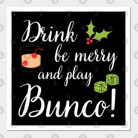 Christmas Bunco Party Ideas, Bunco Decor, Bunco Shirts, Bunco Christmas, Bunco Party Themes, Christmas Bunco, Bunco Dice, Bunco Ideas, Bunco Night