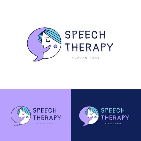 Speech Therapy Logo Design, Counseling Branding, Speech Therapy Logo, Speech Logo, Therapy Branding, Therapy Logo, Therapist Logo, Coaching Logo, Clinic Logo