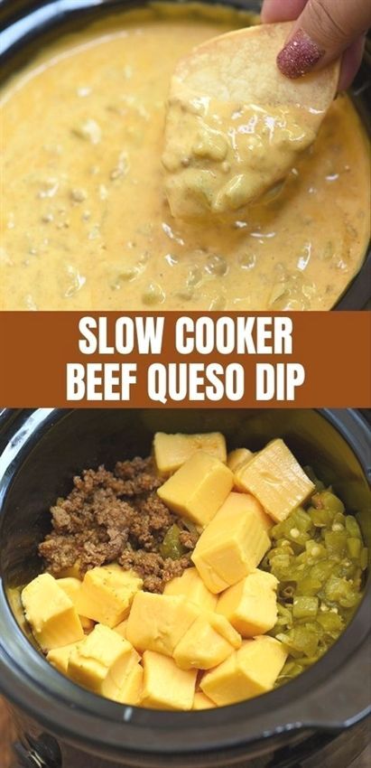 Beef Queso Dip, Pot Recipes Healthy, Simple Pantry, Pantry Ingredients, Pot Recipes Easy, Cheesecake Dip, Crockpot Recipes Beef, Queso Dip, Think Food