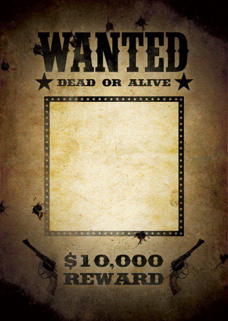 Free Wanted Poster Template Wanted Poster Template, Wanted Template, Mafia Party, Western Posters, Wild West Party, Poster Template Free, Country Party, Western Theme Party, Wanted Poster