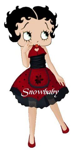 Short Black Hair Character, Black Hair Character, Dress Cartoon, Short Black Hair, Betty Boop Art, Gif Photo, Short Black Hairstyles, Black Art Pictures, Red Rock