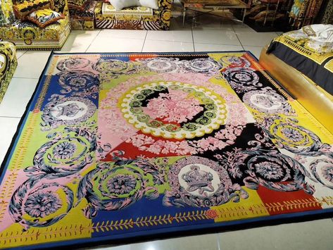 Versace Carpet, Versace Rug Versace Carpet, Versace Rug, Castle Furniture, Painting Carpet, Home Decorations, Wool Carpet, Carpet Handmade, Wool Rug, Versace