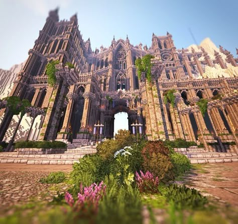 Minecraft Temple, Minecraft Building Designs, Minecraft Castle Designs, Castle House Design, Minecraft Banner Designs, Minecraft Cottage, Minecraft Castle, Minecraft Medieval, Minecraft City