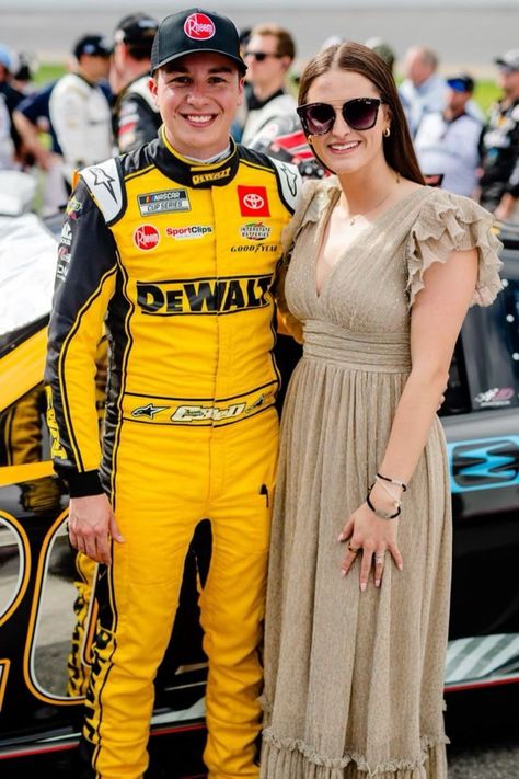 Meet Christopher Bell Wife: Morgan Kemenah Bell [2023 Update] Christopher Bell Nascar, Christopher Bell, Nascar Racers, Bell Pictures, Martin Truex Jr, Nascar Driver, Joe Gibbs Racing, Daytona International Speedway, Private Wedding