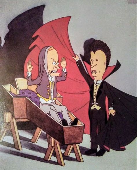 #beavisandbutthead #beavis #butthead #tv #mtv #tvshow #halloween #scary #vampire #vintage #poster #aesthetic Vintage Poster Aesthetic, Beavis Y Butthead, Vampire Vintage, Scary Vampire, Beavis And Butthead, Poster Aesthetic, Architecture Concept Drawings, Halloween Scary, Adult Swim