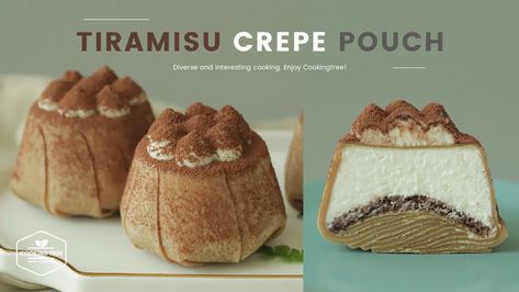 Cooking Tree is serving you a delectable recipe for Tiramisu Crepe Pouch, and we'll show you how to prepare it from scratch. The post Tiramisu Crepe Pouch Recipe appeared first on Cooking Tree. Tiramisu Crepe Cake Recipe, Almond Wedding Cakes, How To Make Tiramisu, Cooking Tree, Burger Cake, Mousse Pie, Sandwich Burger, Chocolate Sponge Cake, Wedding Cake Recipe