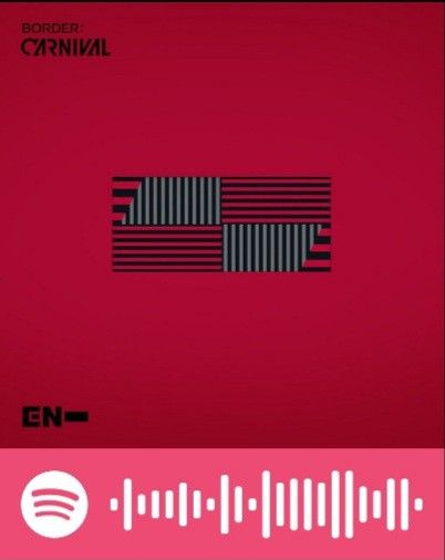 Spotify Scan Code Enhypen Border Carnival, Spotify Codes, Drunk Dazed, Scan Code, Border Carnival, Sunghoon Sunoo, Spotify Code, Kpop Diy, Sticker Template