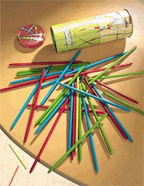 I like Pick Up Sticks but it would frustrate me Pick Up Sticks, Back In My Day, Play A Game, Those Were The Days, Vintage Memory, Oldies But Goodies, I Remember When, Childhood Toys, Good Ole