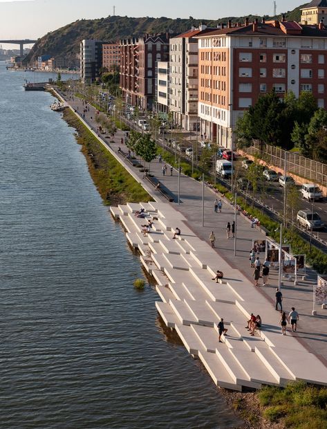 Urban Waterfront Design, Waterfront Landscape Architecture, Water Front Design, Waterfront Park Design, Waterfront Urban Design, Water Front Architecture, Park Design Architecture, Water Front Landscape, Riverfront Design