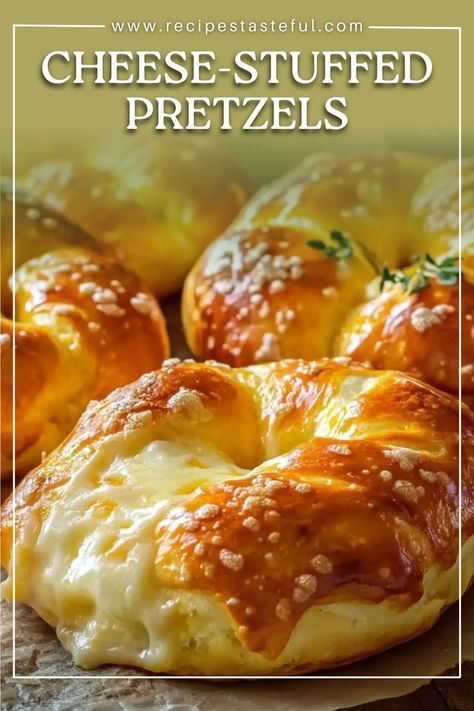 Cheese-stuffed pretzels are a delightful fusion of warm, chewy pretzel dough and a gooey, savory cheese filling. This recipe offers a step-by-step guide to creating these delectable treats at home, perfect for family gatherings or as a special snack. Pretzel Dough, Simple Delicious Recipes, Food Side Dishes, Savory Cheese, Wholesome Meals, Gooey Cheese, Food Favorites, Made From Scratch, Family Dinners