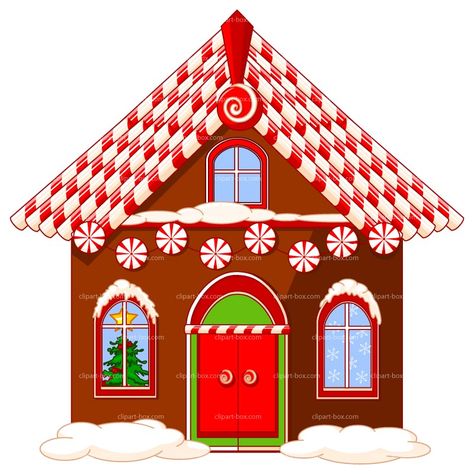 Clipart Candy House   Royalty Free Vector Design Christmas History, Kitchen Christmas Gifts, Candy House, Gingerbread Decorations, Christmas Puzzle, Christmas Gingerbread House, House Illustration, Wallpaper Iphone Christmas, Christmas House