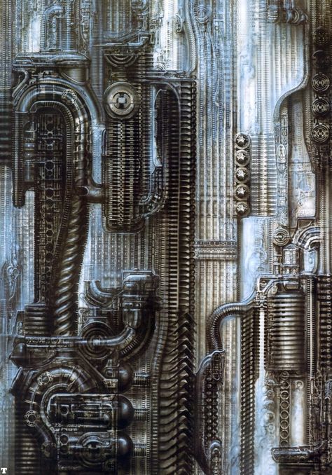 New York by H.R. Giger Different Types, York City, New York City, New York, Blue, Black, Art