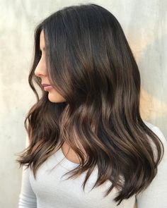 Untitled Ombre Highlights For Dark Hair, No Bleach Balayage, No Bleach Balayage Dark Hair, Brunette Dimension, Bleach Balayage, Brown Hair Tones, Brown Hair Cuts, Brown Hair Shades, Ombre Brown