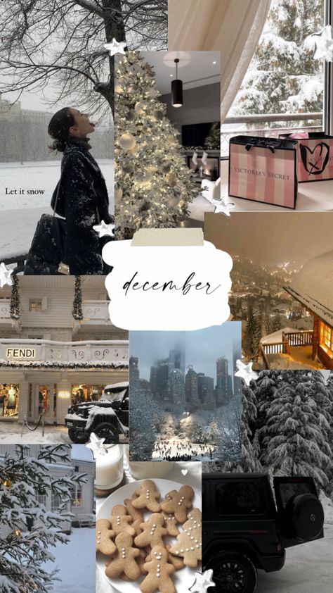 #christmasvibes #christmasaesthetic #december December Aesthetic Collage, December Core, Winter Aesthetic Collage, December Wallpaper Aesthetic, December Collage, December Mood Board, December Moodboard, December Aesthetic, December Wallpaper