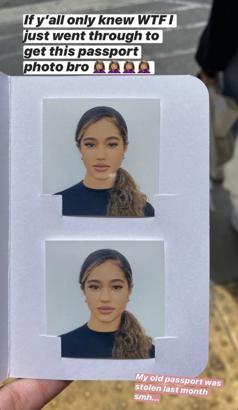 Curly Hair Passport Photo, Pretty License Id Picture, Id Picture Aesthetic, Id Picture, Passport Picture, Passport Photo Makeup, Pretty Id Card Picture, Passport Pictures, Credit Card App