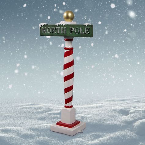 North Pole sign The North Pole Decorations, North Pole Background, The North Pole, North Pole Signs Diy, North Pole Sign Drawing, Welcome To The North Pole, Santa’s House North Pole, North Pole Sign, Santa North Pole