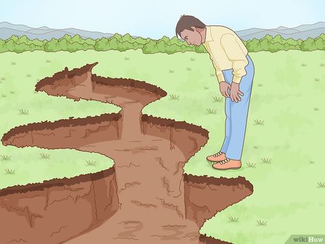 How to Control Erosion (with Pictures) - wikiHow Stream Bed, Landscaping A Slope, Dry Creek Bed, Landscape Structure, Hillside Landscaping, Erosion Control, Creek Bed, Sloped Garden, Soil Layers