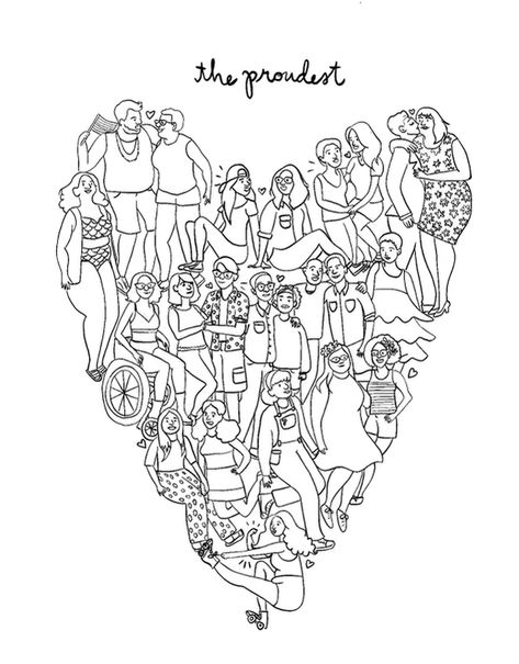 lgbt coloring page Pride Coloring Sheets, Pride Month Coloring Pages, Pride Colouring Pages, Queer Coloring Pages, Feminist Coloring Sheets, Lgbtq Coloring Pages, Lesbian Coloring Pages, Pride Coloring Pages, Queer Club