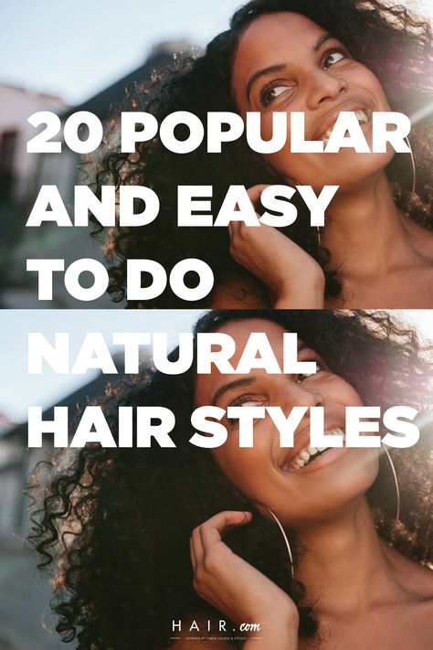 Rather than becoming another pesky task on your "to-do" list, we believe that creating natural hairstyles should be quick, easy, and most importantly chic. We put together 20 of our favorite looks that you can try for every day of the week! Day Of The Week, Natural Hairstyles, To Do, Popular Style, Quick Easy, To Do List, Natural Hair, Natural Hair Styles, Every Day