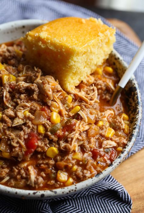 Beef And Chicken Stew, Shredded Pork Stew Recipes, Brunswick Stew Paula Dean, Ground Pork Soup Recipes For Dinner, Traditional Brunswick Stew Recipe, Brunswick Stew Recipe Georgia, Homemade Brunswick Stew Recipe, Camp Stew Recipe, Southern Soups