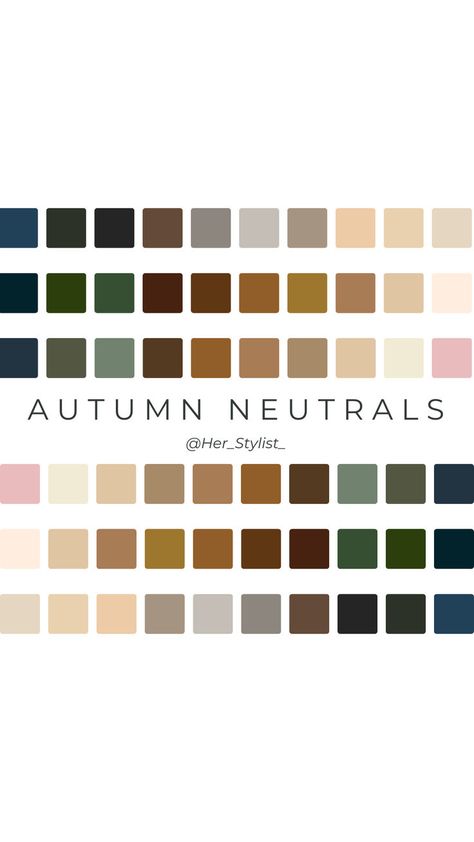 Hex codes and colours for each colour season. Spring, Winter, Summer & Autumn. Colour Analysis allows you to find your best colours for makeup and fashion

#AutumnSeason #WarmNeutrals #CozyStyle #EarthyTones #FallColors #StyleItUp #FashionContent #LookBook #AutumnWardrobe #StyleTips #FashionInfluencer #SeasonalStyle #OutfitInspiration #FallTrends #StylingReels Autumn Colour Season, Season Colour Analysis, Autumn Color Season, Colour Season, Colour Analysis, Deep Autumn, Fall Color Palette, Neutral Colours, Color Analysis