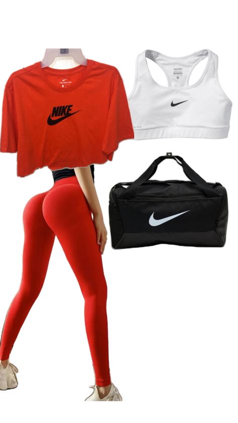 You can buy this leggings in our shop! link in bio The Gym, Link In Bio, Gym, Leggings, Nike, Red