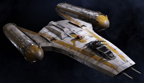 Clone Wars-Era Fighter: Y-Wing Battle Of Geonosis, Y Wing, Star Wars Ships Design, Star Wars Spaceships, Star Wars Vehicles, Starship Design, Star Wars Battlefront, Galactic Republic, Star Wars Rpg