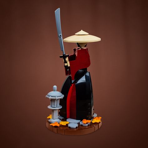 Lego Samurai, Lego Design Ideas, Elegant Pose, Lego Decorations, Lego Mechs, Amazing Lego Creations, Lego Craft, Lego Man, Lego Pictures