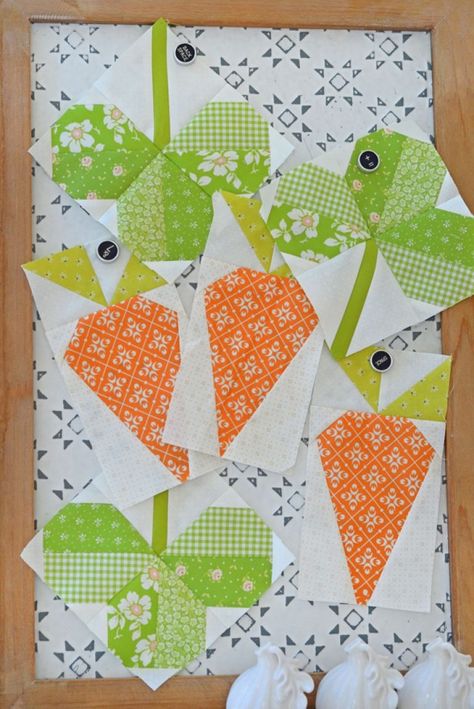 ST. PATRICK’S DAY FREEBIE: LUCKY SHAMROCK | Fresh Figs Shamrock Quilt Block, Clover Quilt Block, 4 Leaf Clover Quilt Pattern, Shamrock Quilt, Saint Patricks Day Quilted Table Runner, St Patrick’s Day Quilt Block, Cabin Diy, Freebies Pattern, Grandmother Quilt